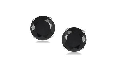 Platinum Over Sterling Silver 2ct Simulated Diamond Studs